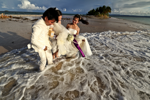 Documenting a wedding in a remote island south of Philippines.